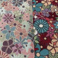 Tissu ameublement fouillis de fleurs 5 