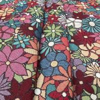 Tissu ameublement fouillis de fleurs 6 