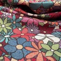 Tissu ameublement fouillis de fleurs 8 
