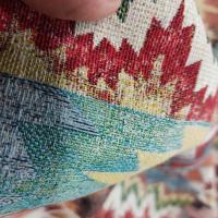 Tissu ameublement motif amerindien 1 
