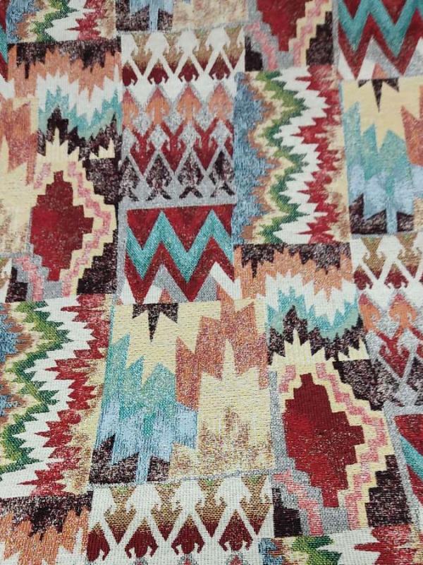 Tissu ameublement motif amerindien 6 