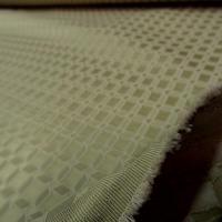 Tissu ameublement motif cannage beige beurre 4 