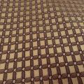 Tissu ameublement motif cannage cafe mordore 2 