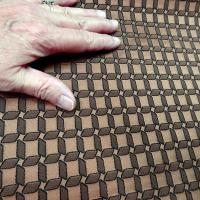 Tissu ameublement motif cannage cafe mordore 4 