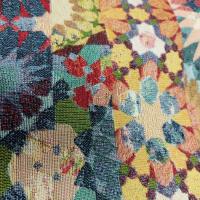 Tissu ameublement motif fleurs psychedeliques 1 