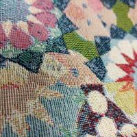 Tissu ameublement motif fleurs psychedeliques 3 