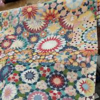 Tissu ameublement motif fleurs psychedeliques 6 