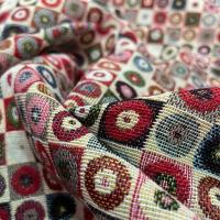 Tissu ameublement motif geometrique art deco10