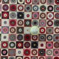 Tissu ameublement motif geometrique art deco2