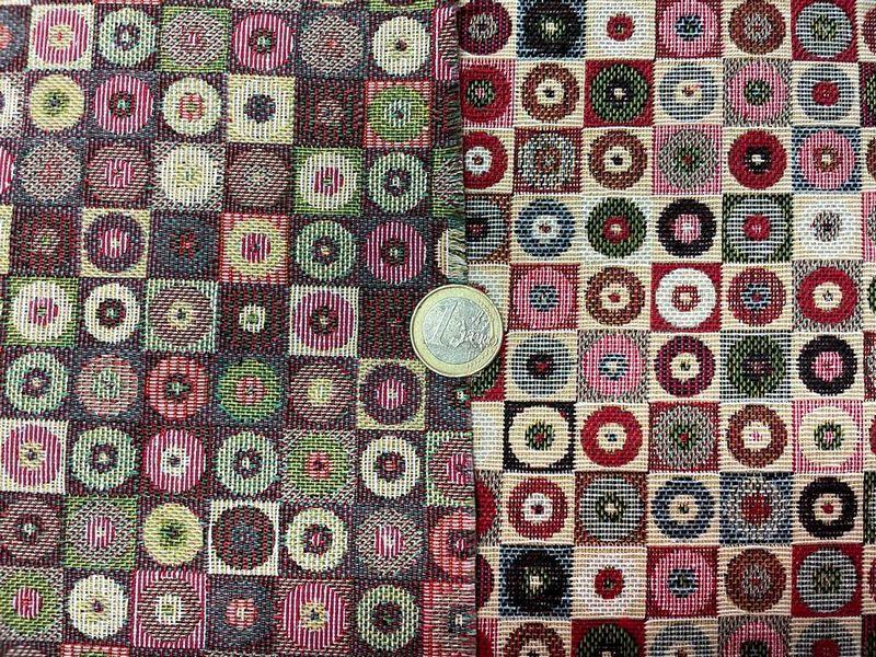 Tissu ameublement motif geometrique art deco4