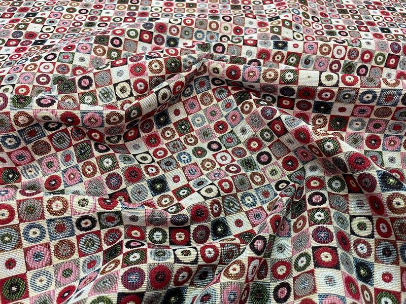 Tissu ameublement motif geometrique art deco7