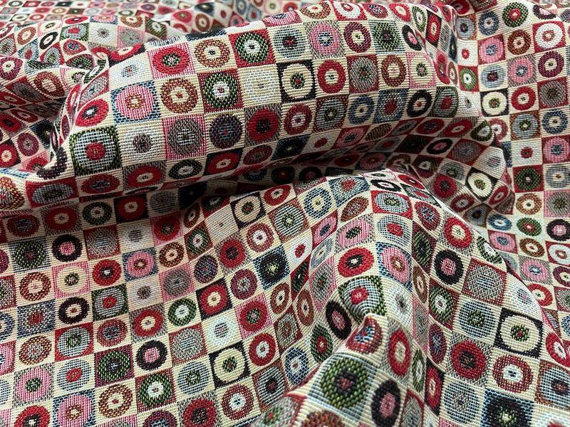 Tissu ameublement motif geometrique art deco8
