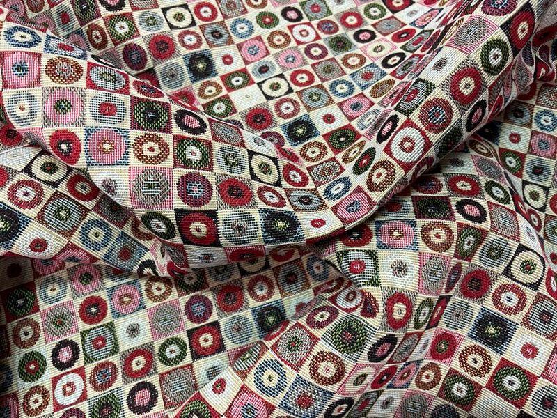 Tissu ameublement motif geometrique art deco9
