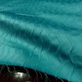 Tissu ameublement motif zig zag turquoise moyen 1 