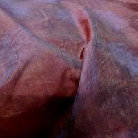 Tissu ameublement satine marbre corail et violet gris 2 