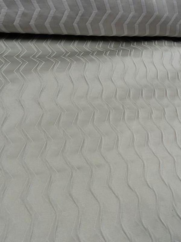 Tissu ameublement zig zag grege 1 