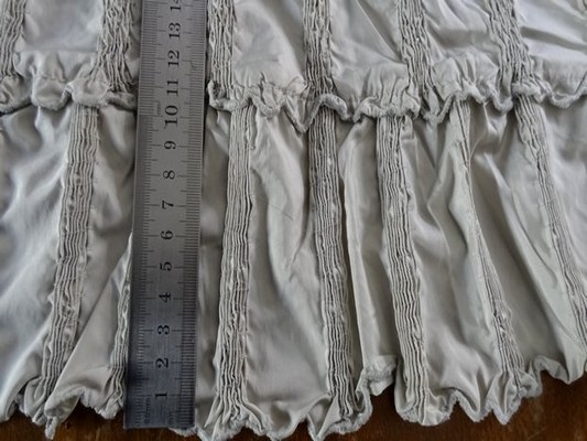 Tissu base jupe a volants grege 5