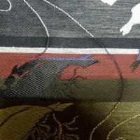 Tissu coton melange damasse motif poissons 6 