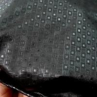 Tissu coton melange teinte reglisse petit motif vintage 4