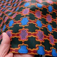 Tissu coton wax motif orient