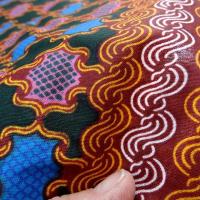 Tissu coton wax motif orient