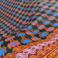 Tissu coton wax motif orient