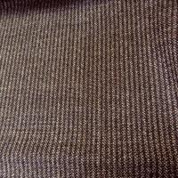 Tissu de laine rayures marron et chinees 3 