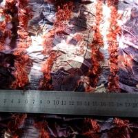 Tissu fin franges vagues 02