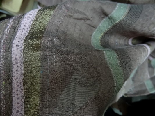 Tissu fin hindou rose lilas 4