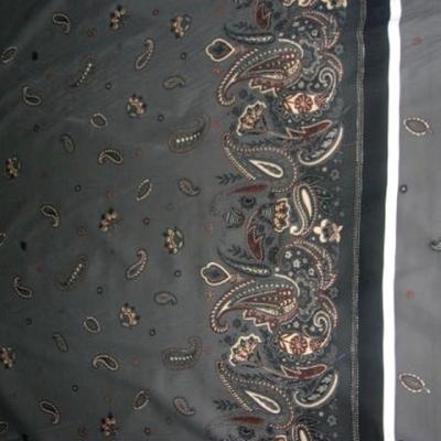 Tissu gabardine coton lycra imprime