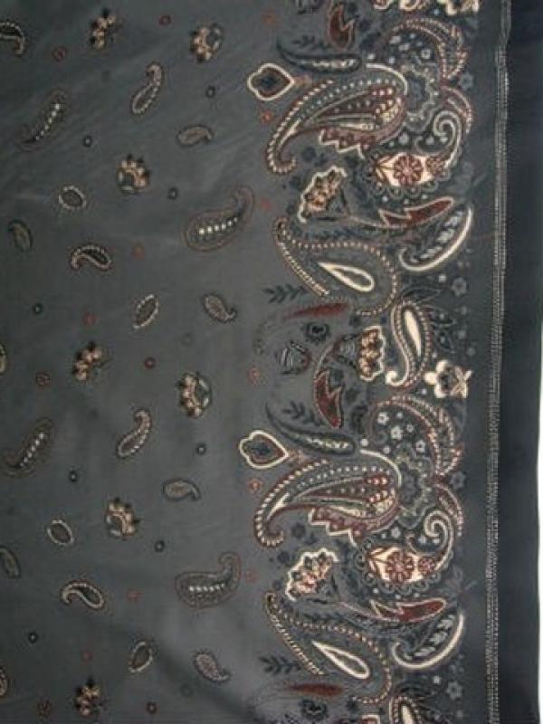 Tissu gabardine coton lycra imprime