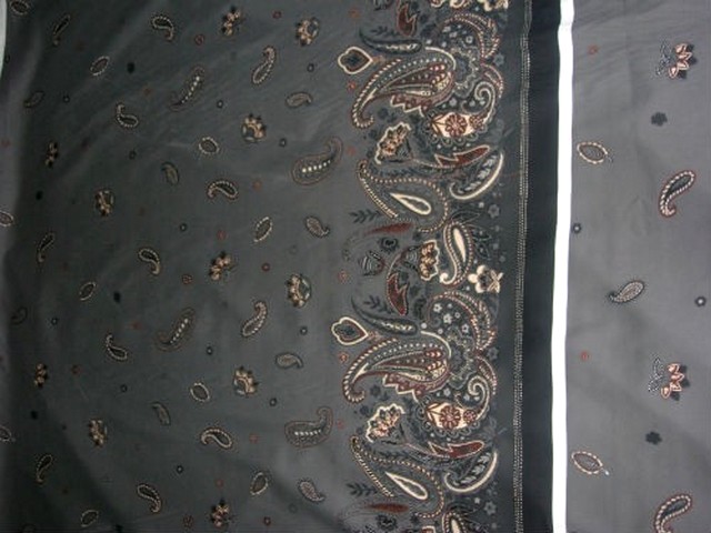 Tissu gabardine coton lycra imprime