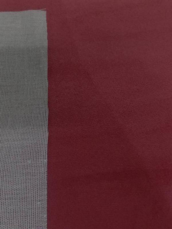 Tissu imitation daim bordeaux5