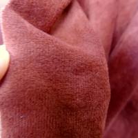 Tissu imitation daim rouge carmin 2 