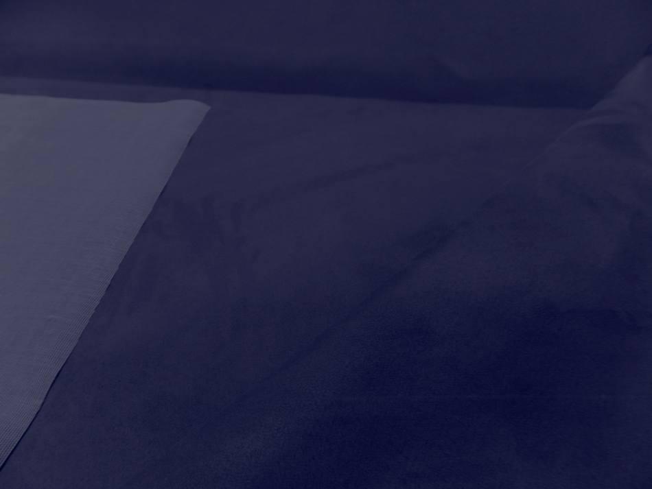 Tissu imitation daim ton bleu indigo4