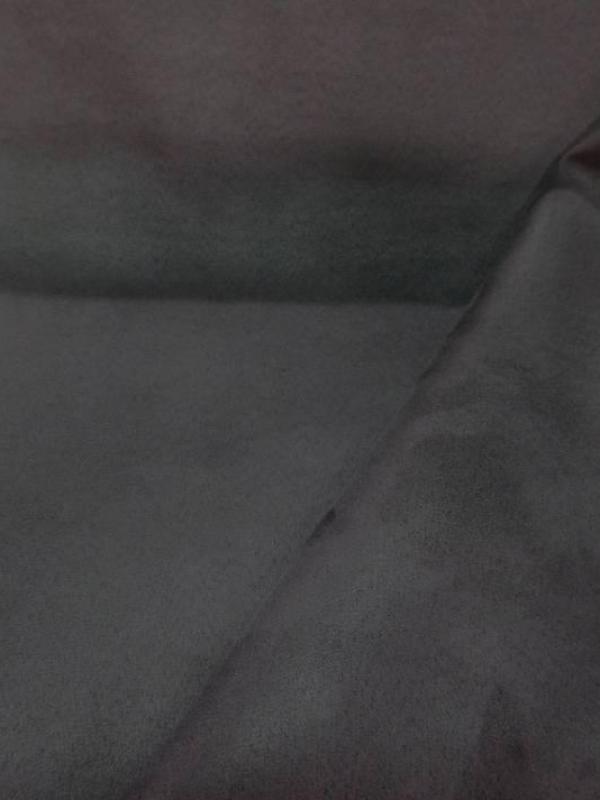Tissu imitation daim ton gris