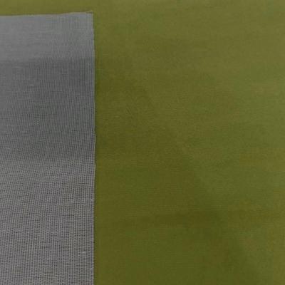 Tissu imitation daim vert olive5