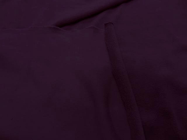 Tissu jersey coton jogging prune6