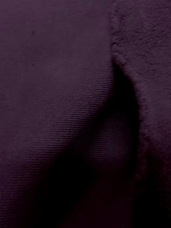 Tissu jersey coton jogging prune7