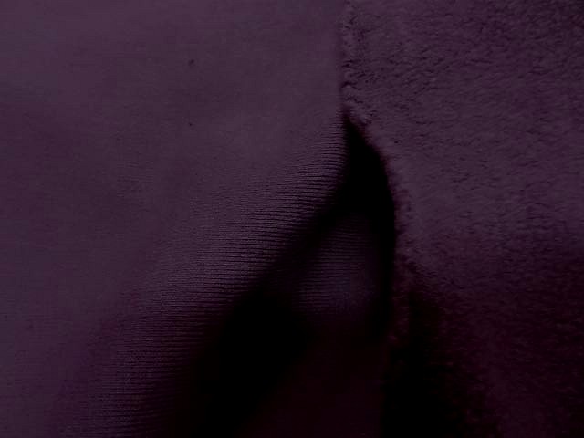 Tissu jersey coton jogging prune7