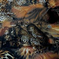 Tissu lycra imprime cene leopard1