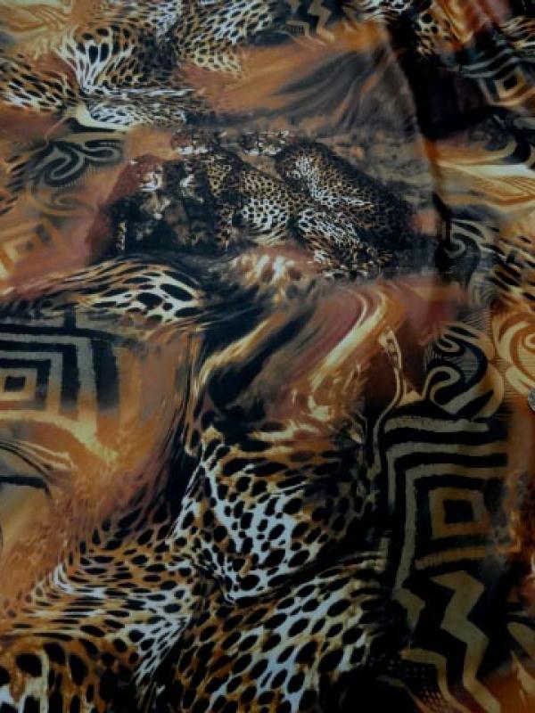 Tissu lycra imprime cene leopard9