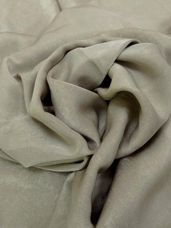 Tissu microfibre beige moire effet nacre