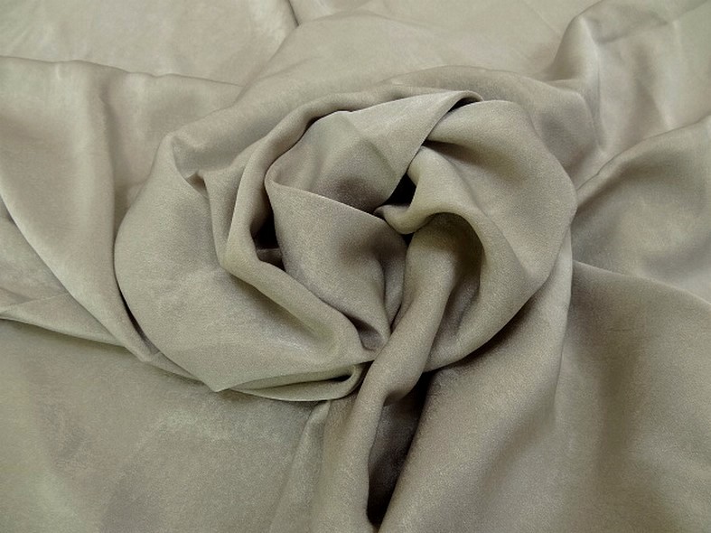 Tissu microfibre beige moire effet nacre