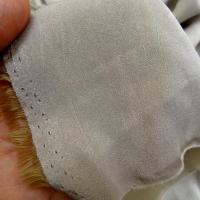 Tissu microfibre beige moire effet nacre 2 