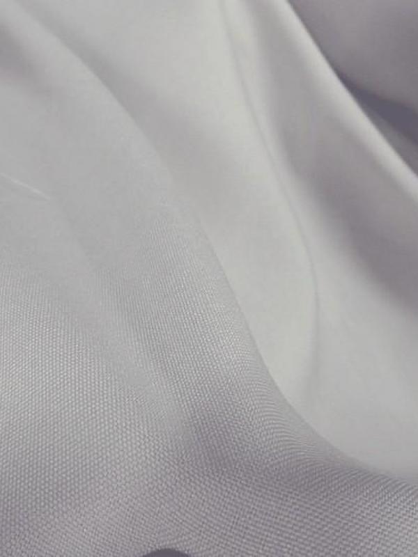 Tissu polyester burlington blanc copie