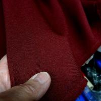 Tissu polyester burlington bordeaux carmin 2 