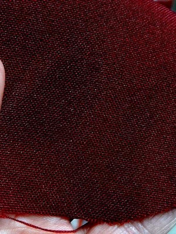 Tissu polyester burlington bordeaux carmin 3 
