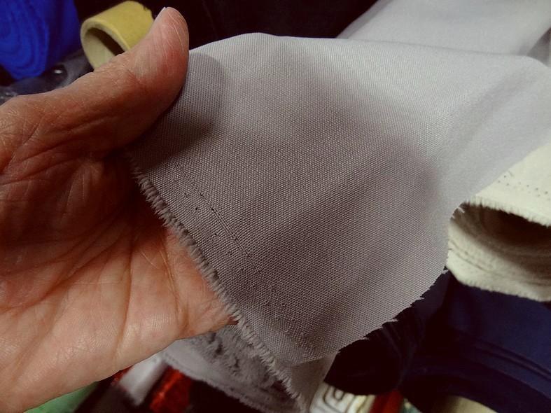 Tissu polyester burlington gris clair 3 