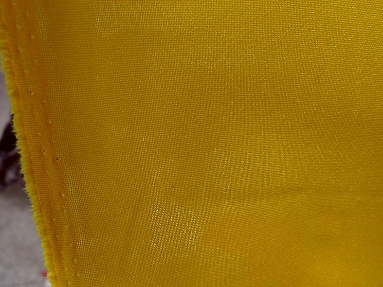Tissu polyester burlington jaune citron 2 